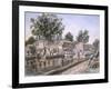 Weigh Locks On Penn Canal-Stanton Manolakas-Framed Giclee Print