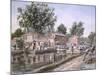 Weigh Locks On Penn Canal-Stanton Manolakas-Mounted Giclee Print