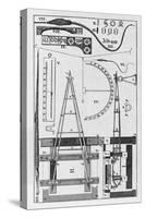 Weighbridge And Hygrometer, 18th Century-Middle Temple Library-Stretched Canvas