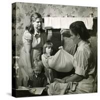 Weighing a Baby, Kentucky-null-Stretched Canvas
