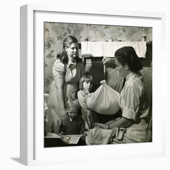 Weighing a Baby, Kentucky-null-Framed Photographic Print
