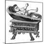 Weighing a Baby-null-Mounted Art Print