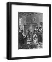 Weighing a Dutch Witch-H Merte-Framed Art Print