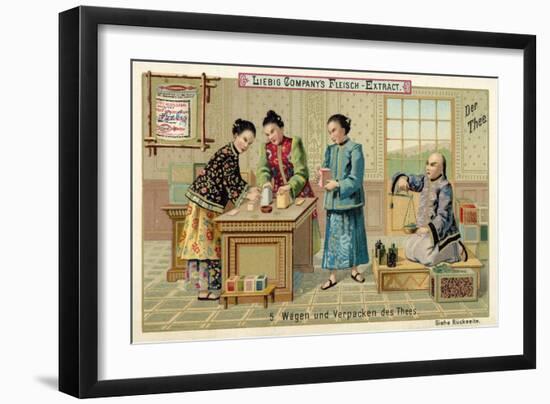 Weighing and Packing Tea-null-Framed Giclee Print