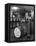 Weighing Barrels of Blended Whisky at Wiley and Co, Sheffield, South Yorkshire, 1960-Michael Walters-Framed Stretched Canvas