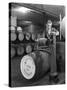 Weighing Barrels of Blended Whisky at Wiley and Co, Sheffield, South Yorkshire, 1960-Michael Walters-Stretched Canvas