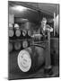 Weighing Barrels of Blended Whisky at Wiley and Co, Sheffield, South Yorkshire, 1960-Michael Walters-Mounted Photographic Print