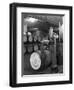 Weighing Barrels of Blended Whisky at Wiley and Co, Sheffield, South Yorkshire, 1960-Michael Walters-Framed Photographic Print