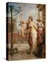 Weighing Cupid-Henri Pierre Picou-Stretched Canvas