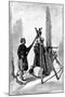 Weighing of the Blocks of Stone, Egypt, 1880-R Brandamour-Mounted Giclee Print