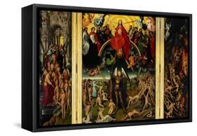 Weighing of the Souls, Triptych of the Last Judgment-Hans Memling-Framed Stretched Canvas