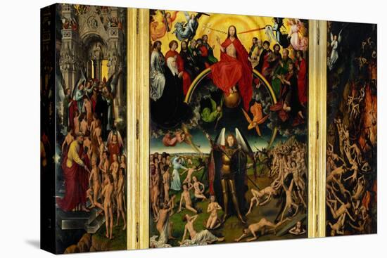 Weighing of the Souls, Triptych of the Last Judgment-Hans Memling-Stretched Canvas