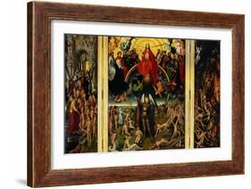 Weighing of the Souls, Triptych of the Last Judgment-Hans Memling-Framed Giclee Print