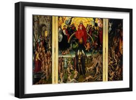 Weighing of the Souls, Triptych of the Last Judgment-Hans Memling-Framed Giclee Print