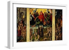 Weighing of the Souls, Triptych of the Last Judgment-Hans Memling-Framed Giclee Print