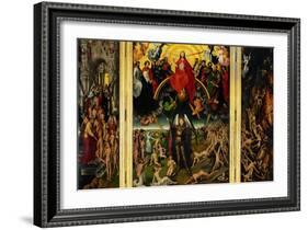 Weighing of the Souls, Triptych of the Last Judgment-Hans Memling-Framed Giclee Print