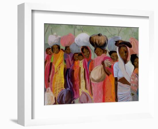 Weighing the Tea-Kate Yates-Framed Giclee Print