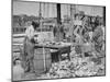 Weighing Up the Catch, Gloucester, Mass.-null-Mounted Photo