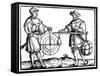 Weighing with a Steelyard, 1547-Gaultherius Rivius-Framed Stretched Canvas