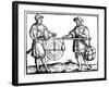 Weighing with a Steelyard, 1547-Gaultherius Rivius-Framed Giclee Print