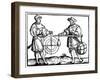 Weighing with a Steelyard, 1547-Gaultherius Rivius-Framed Giclee Print