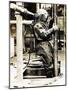 Weight of Dress 200Lbs: the Diver at Winchester Cathedral, 1900S-null-Mounted Photographic Print