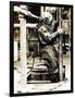 Weight of Dress 200Lbs: the Diver at Winchester Cathedral, 1900S-null-Framed Photographic Print