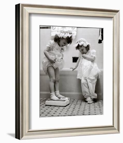 Weight Problems-null-Framed Art Print