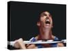 Weightlifter in Action-null-Stretched Canvas