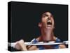 Weightlifter in Action-null-Stretched Canvas