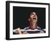 Weightlifter in Action-null-Framed Photographic Print