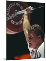 Weightlifter in Action-null-Mounted Photographic Print