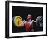 Weightlifter in Action-null-Framed Photographic Print