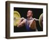 Weightlifter in Action-null-Framed Photographic Print