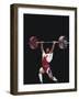 Weightlifter in Action-null-Framed Photographic Print