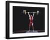 Weightlifter in Action-null-Framed Photographic Print