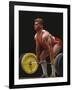 Weightlifter in Action-null-Framed Photographic Print