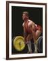 Weightlifter in Action-null-Framed Photographic Print