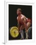 Weightlifter in Action-null-Framed Photographic Print