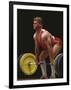 Weightlifter in Action-null-Framed Photographic Print