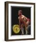 Weightlifter in Action-null-Framed Photographic Print