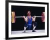 Weightlifter in Action-null-Framed Photographic Print