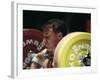 Weightlifter in Action-null-Framed Photographic Print