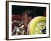 Weightlifter in Action-null-Framed Photographic Print