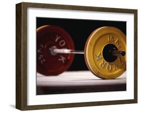 Weightlifting Equipment-Paul Sutton-Framed Photographic Print