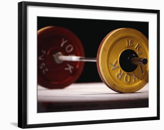 Weightlifting Equipment-Paul Sutton-Framed Photographic Print