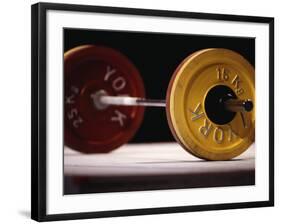 Weightlifting Equipment-Paul Sutton-Framed Photographic Print