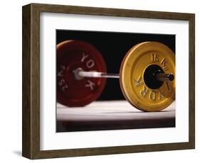 Weightlifting Equipment-Paul Sutton-Framed Photographic Print