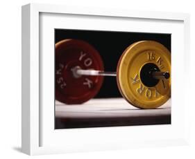 Weightlifting Equipment-Paul Sutton-Framed Photographic Print