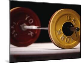 Weightlifting Equipment-Paul Sutton-Mounted Photographic Print